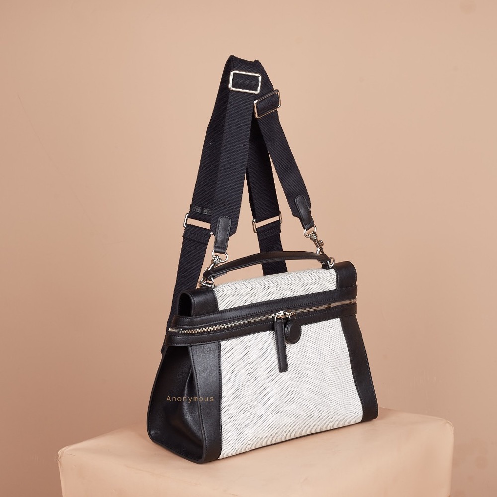 Anonymous Cilla Double Straps 32 Encru Swift Leather No Brand (Tas kulit)