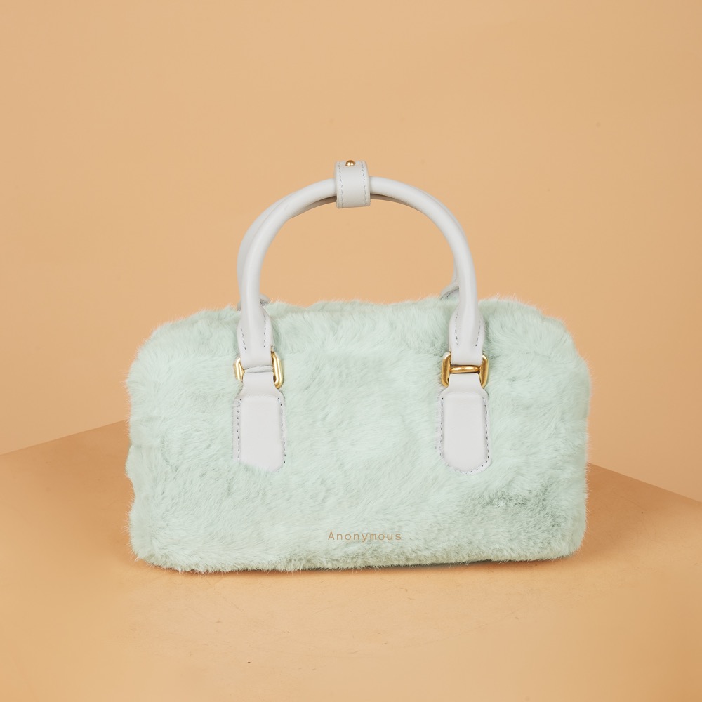 Anonymous Miko Furry Handbag GHW No Brand (Tas Kulit)