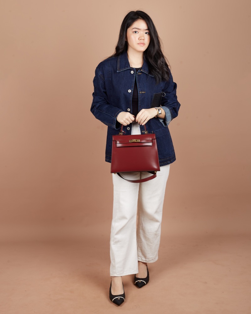 Anonymous Cara Bag K28 Box Leather No Brand (Tas Kulit)