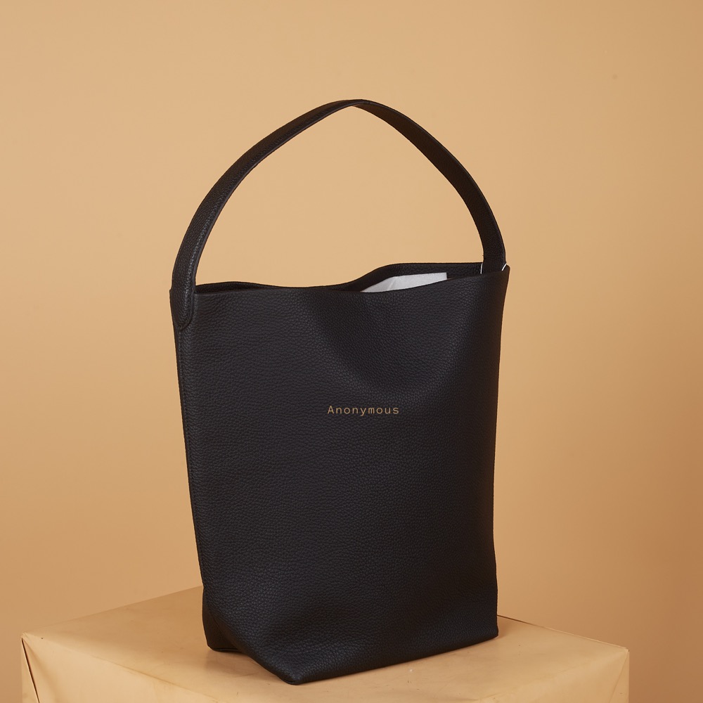 Anonymous Mica Tote Bag Small Grained Leather No Brand (Tas Kulit)