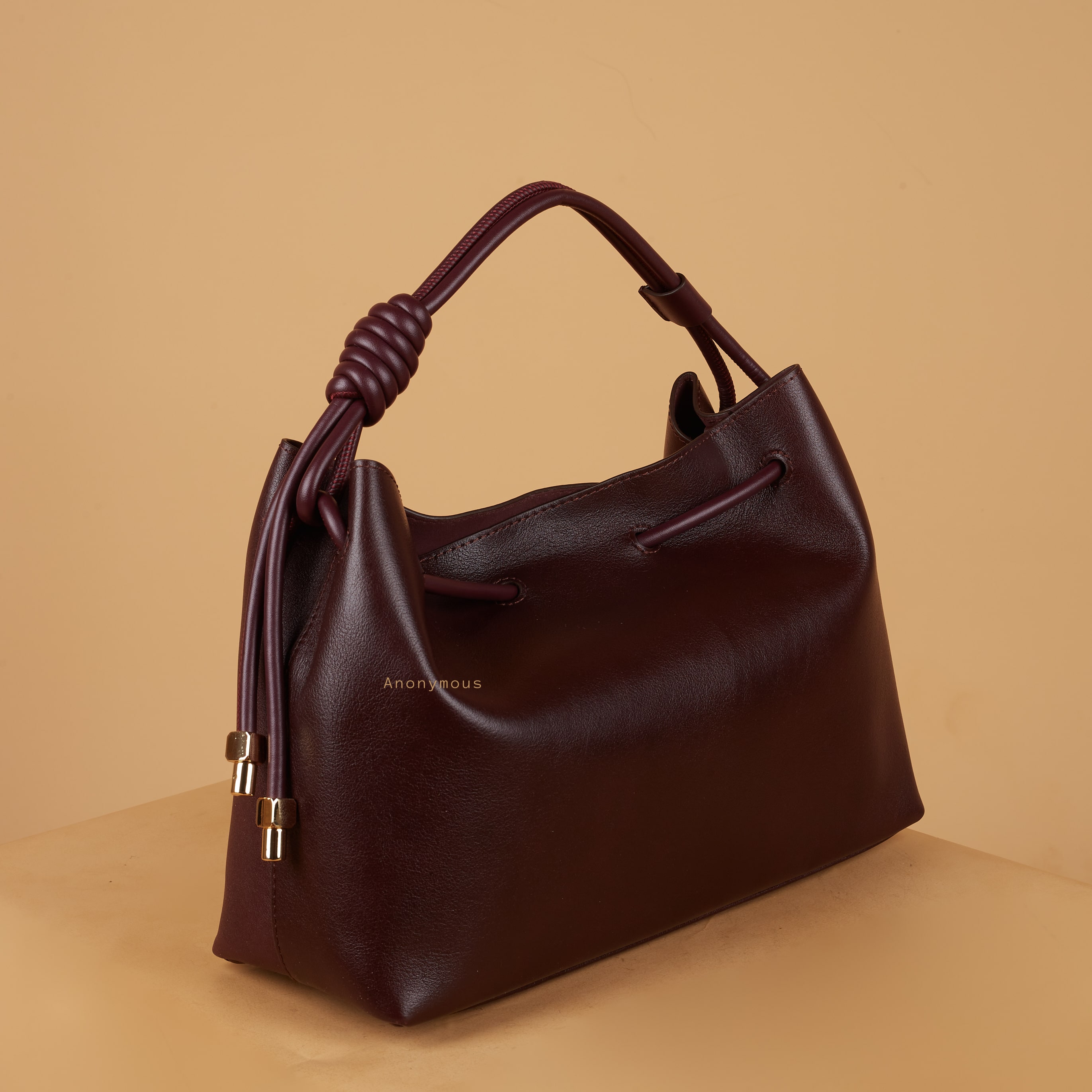 Anonymous Melia Drawsting Bag Leather No Brand (Tas Kulit)