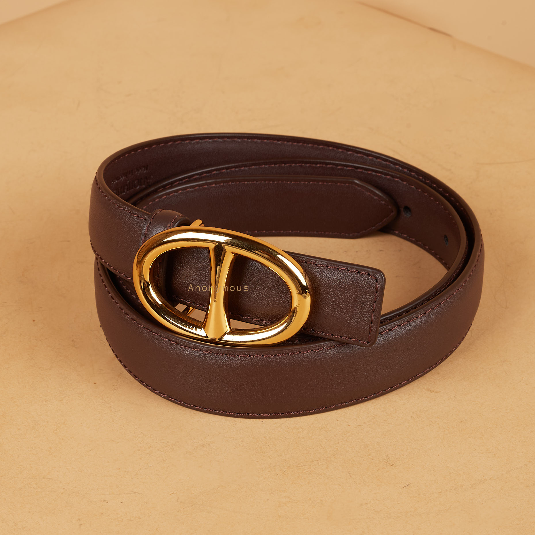 Anonymous D Belt Swift Leather GHW No Brand (Tas Kulit)