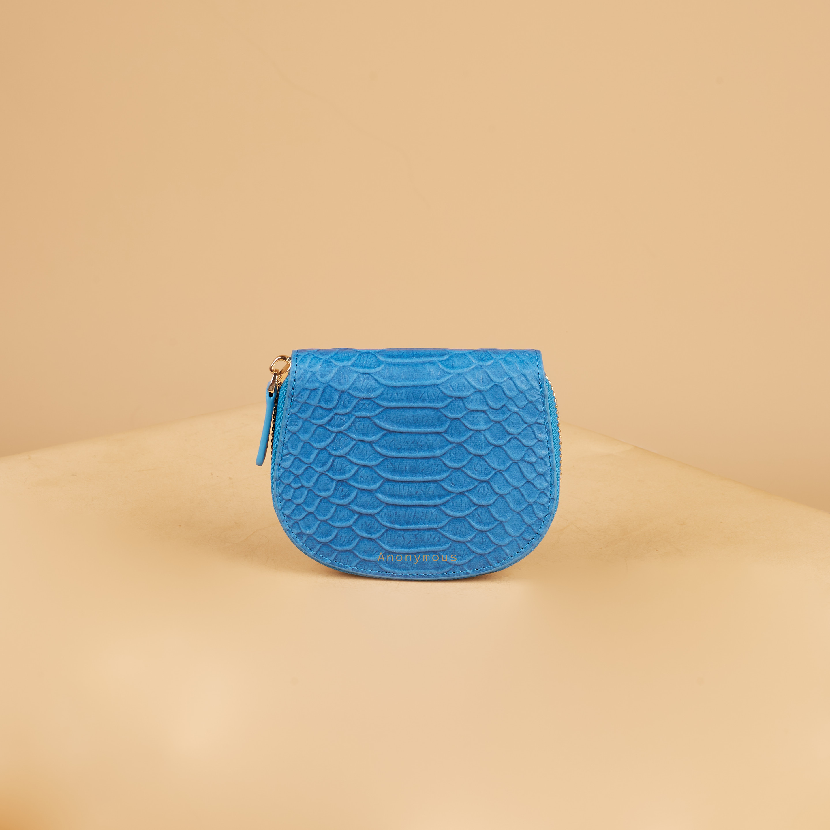 Anonymous Accordion Style Card Holder Python Embossed (Dompet Kulit)