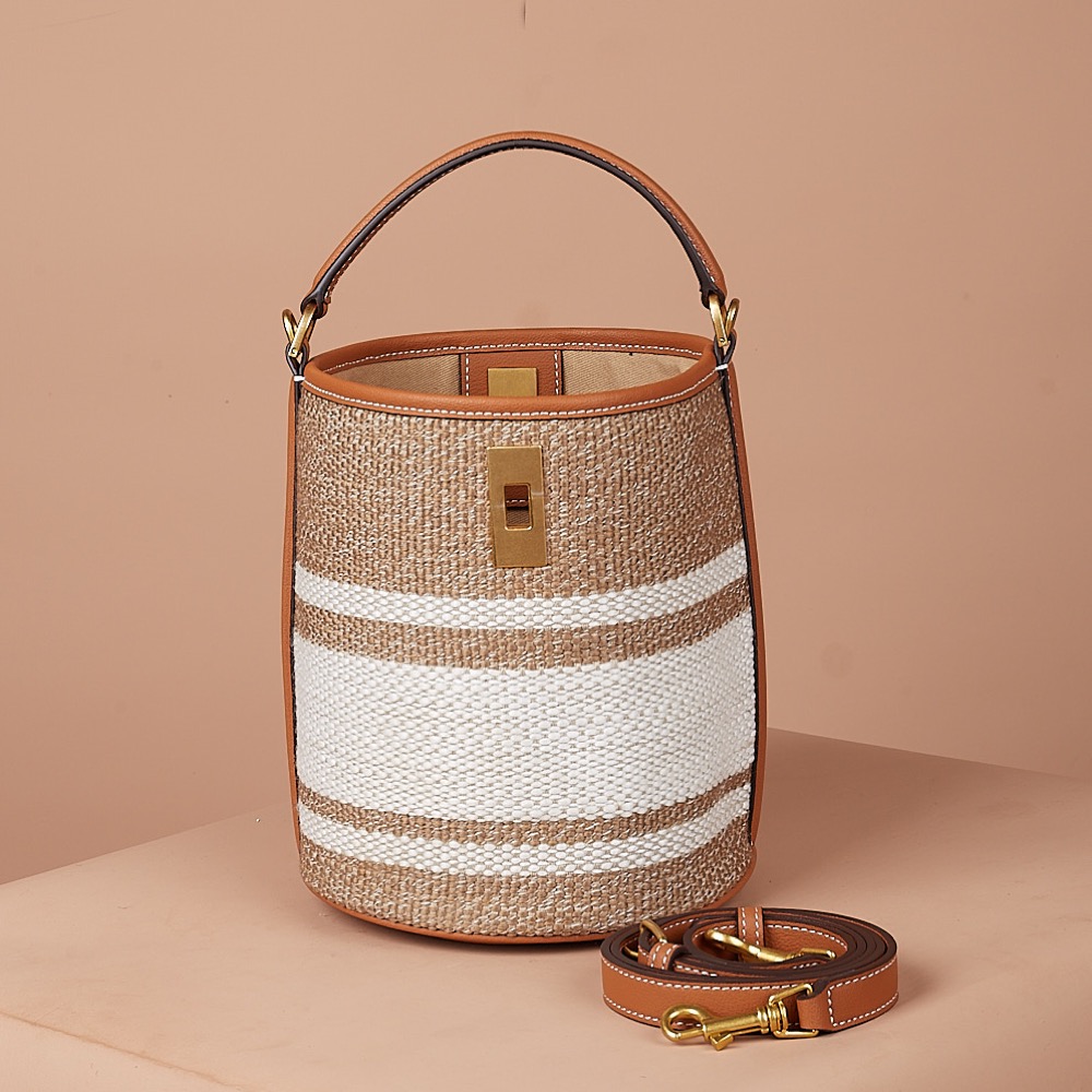 Anonymous Cammie Bucket Bag Tweed Small (No Brand)