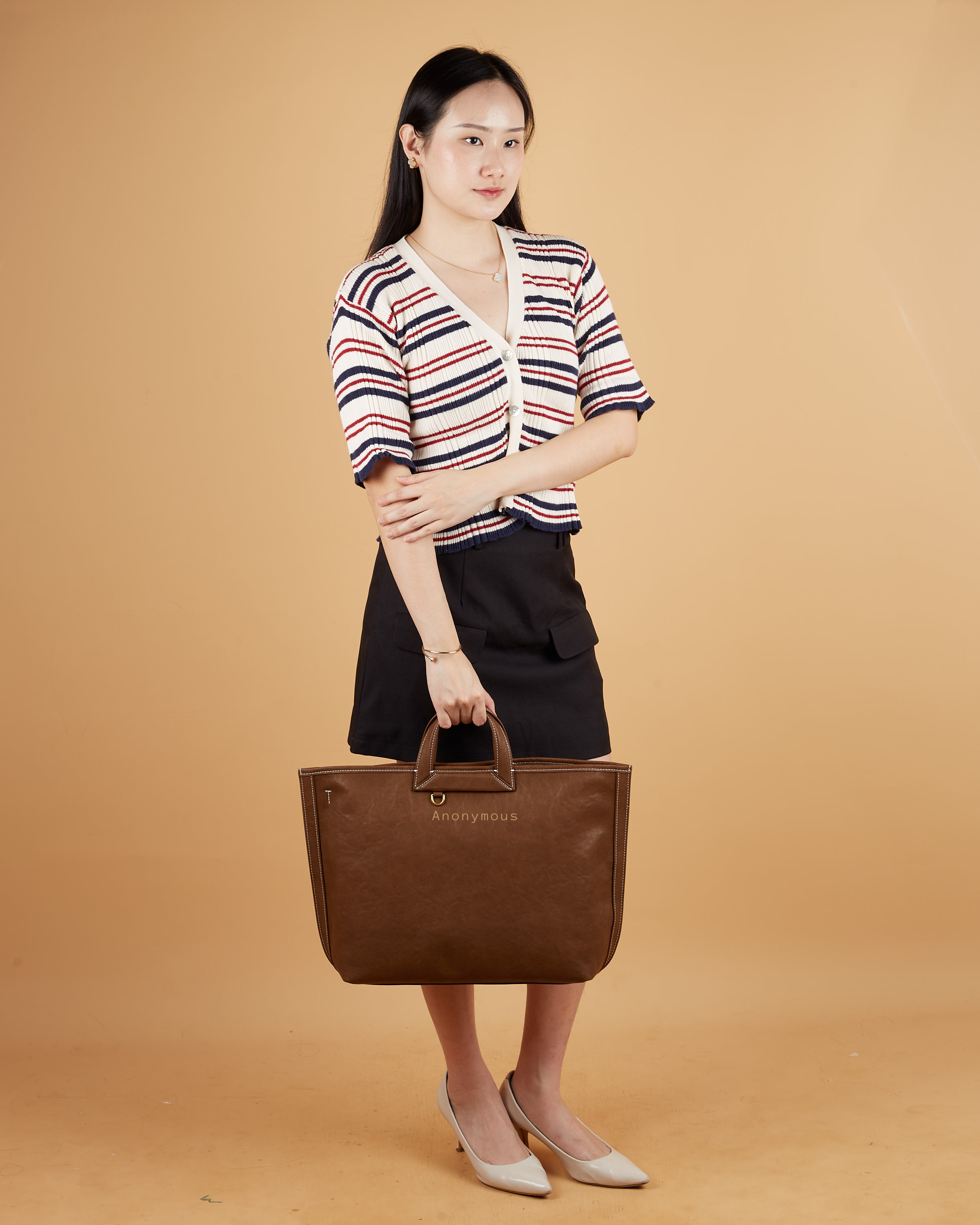 Anonymous Essy Large Leather Bag No Brand (Tas Kulit)
