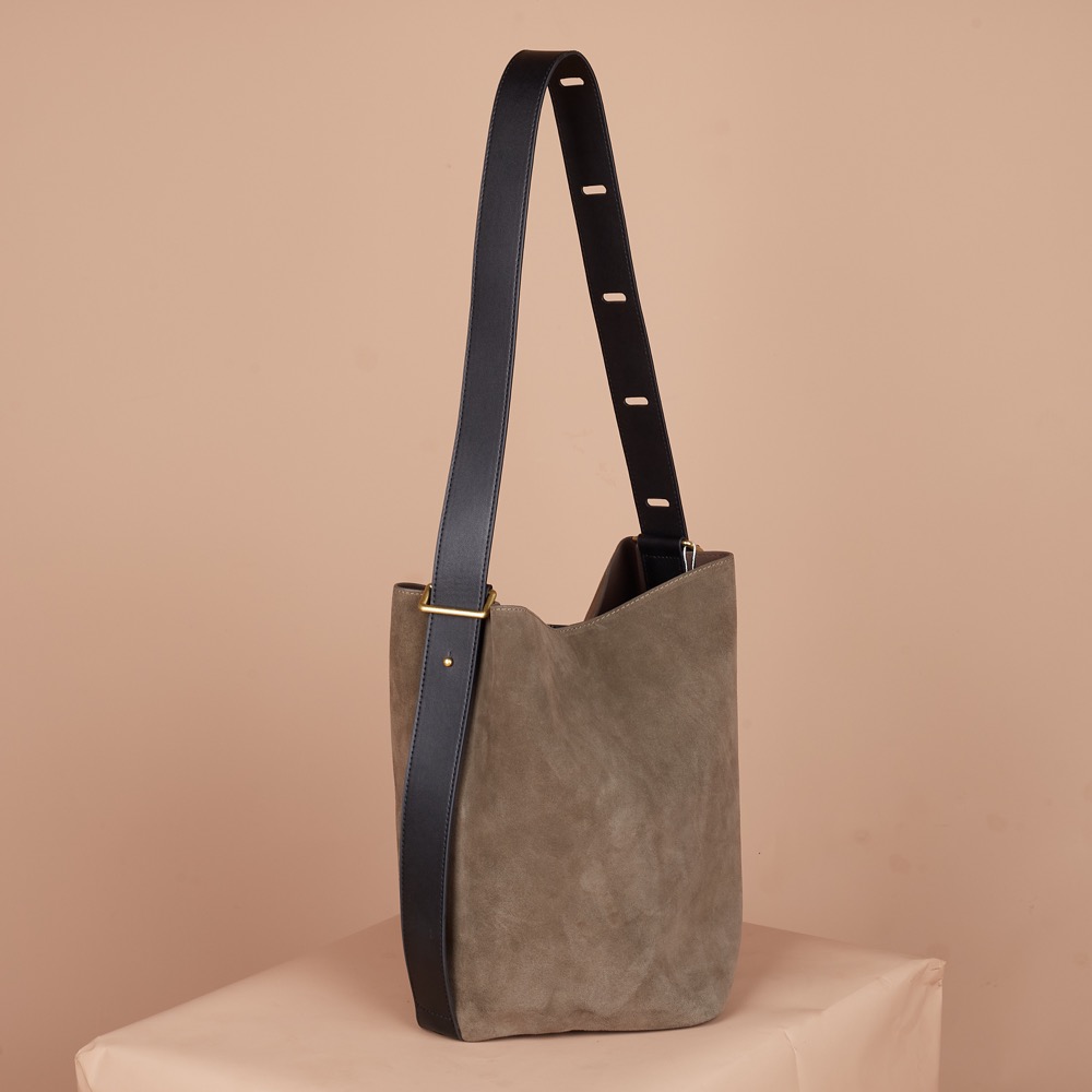 Anonymous Caine Bucket Bag Suede Leather No Brand (Tas Kulit)