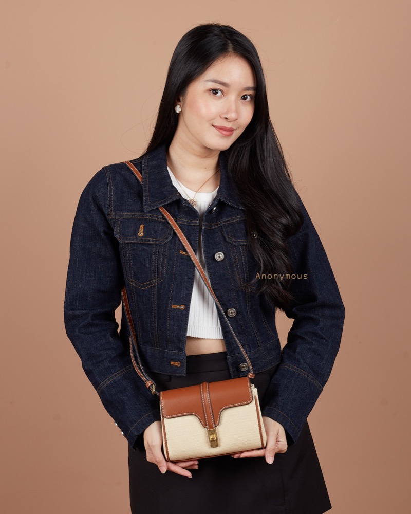 Anonymous Rosa Sling Bag Ecru No Brand (Tas Kulit)