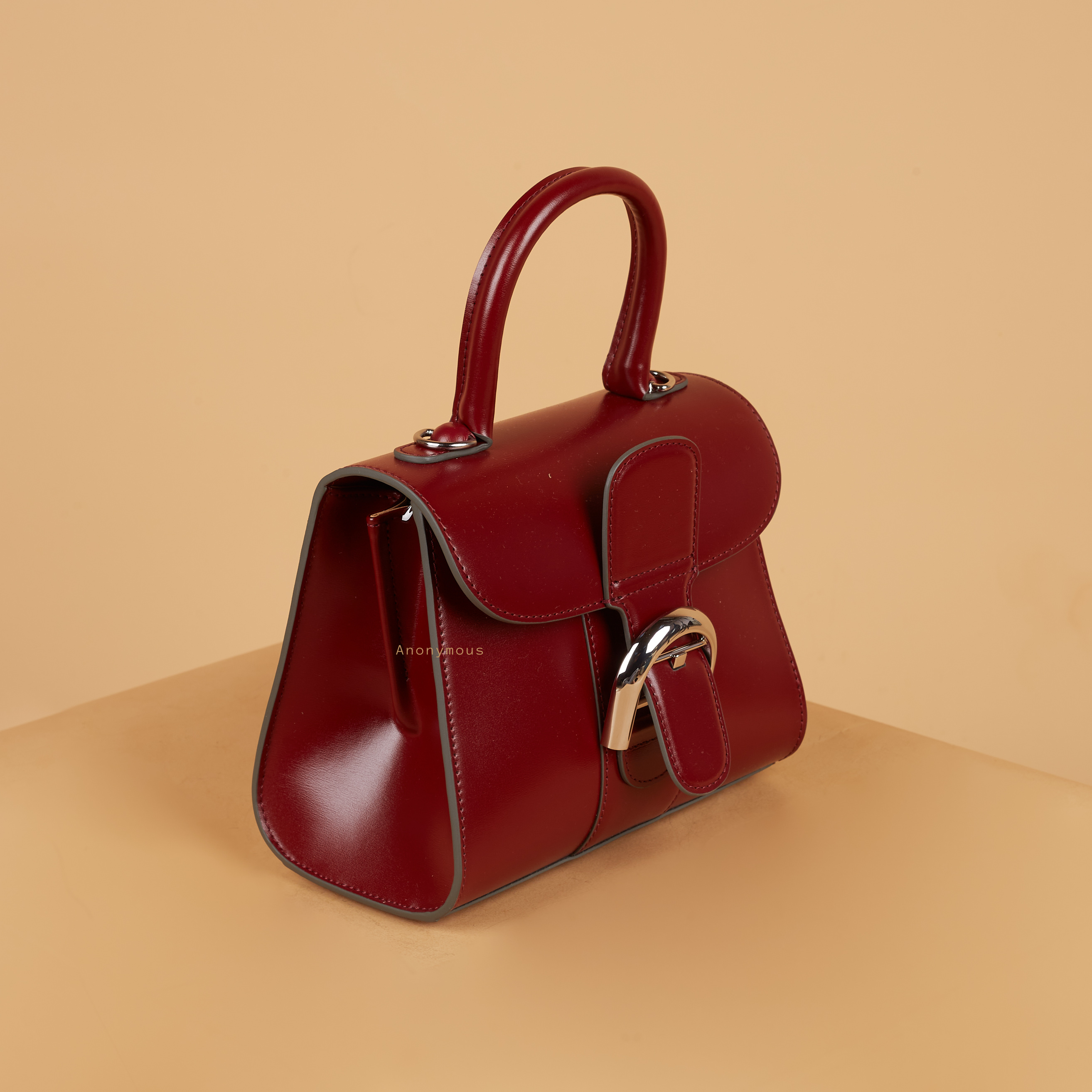 Anonymous Duma 19 Top Handle Box Leather No Brand (Tas Kulit)