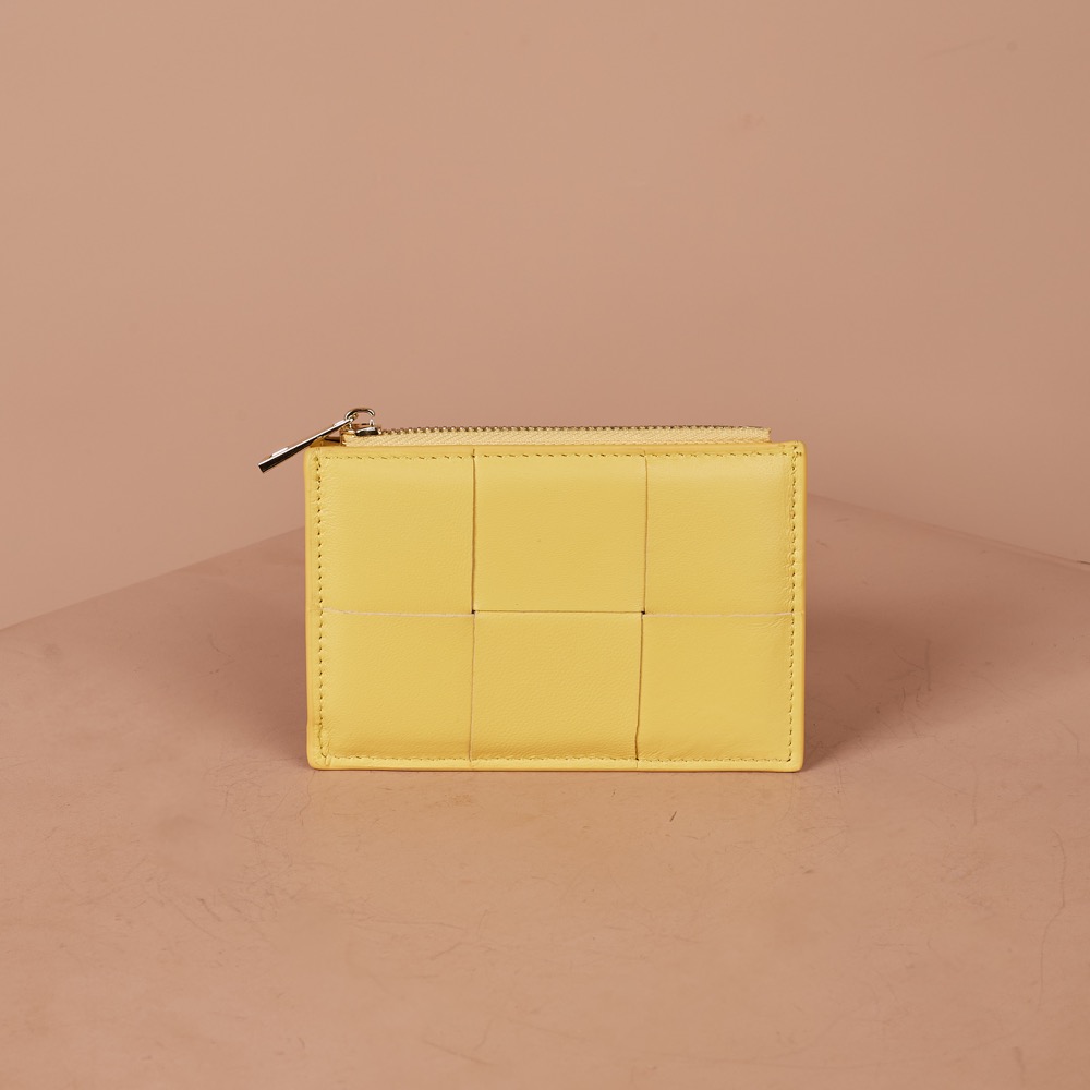 Anonymous Rossette Zipped Card Case Swift Leather No Brand (Dompet Kulit)