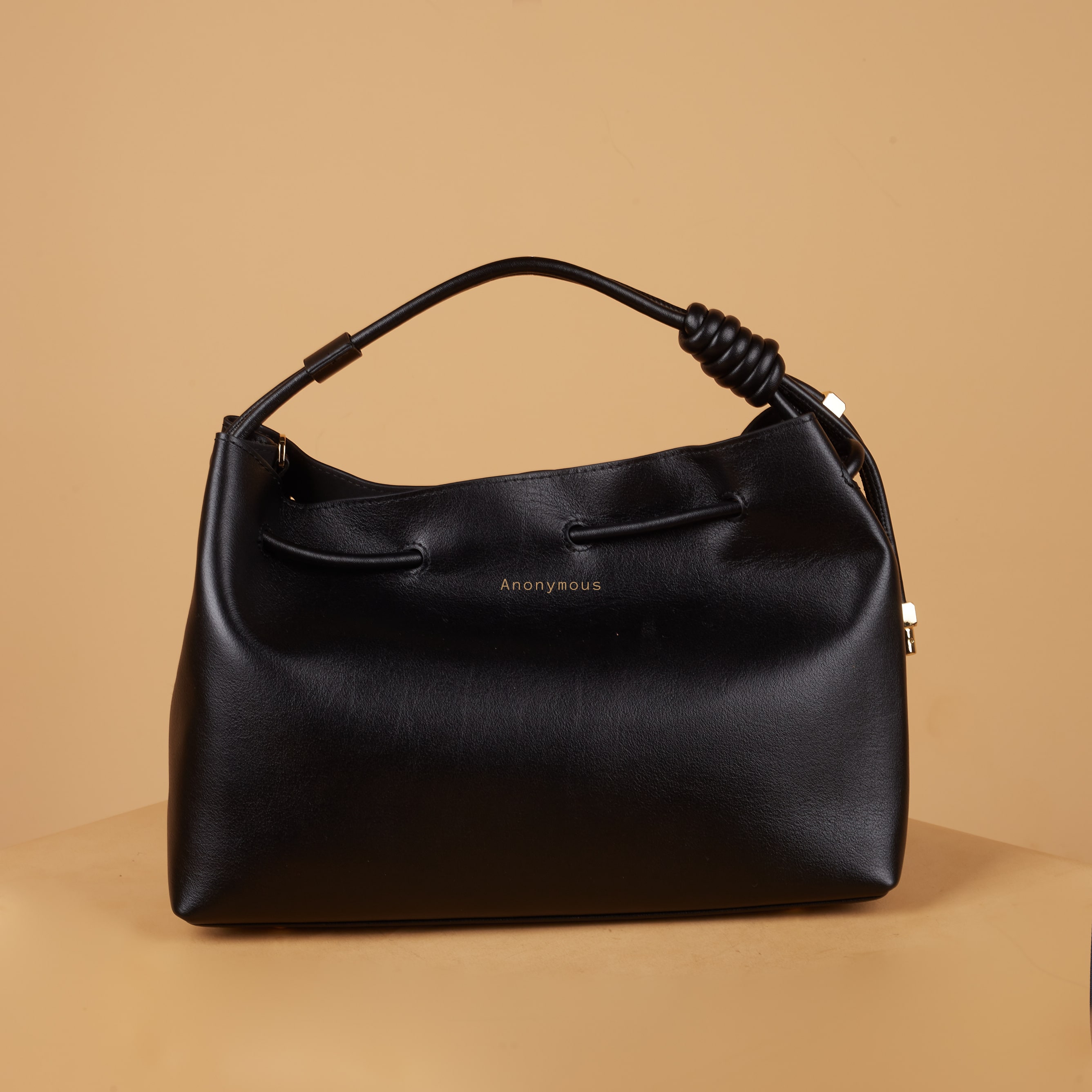 Anonymous Melia Drawsting Bag Leather No Brand (Tas Kulit)