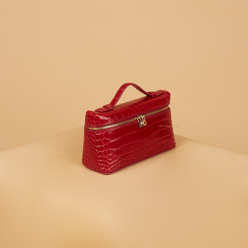 Anonymous Lola Bag L19 Croco Embosse Leather No Brand (Tas Kulit)