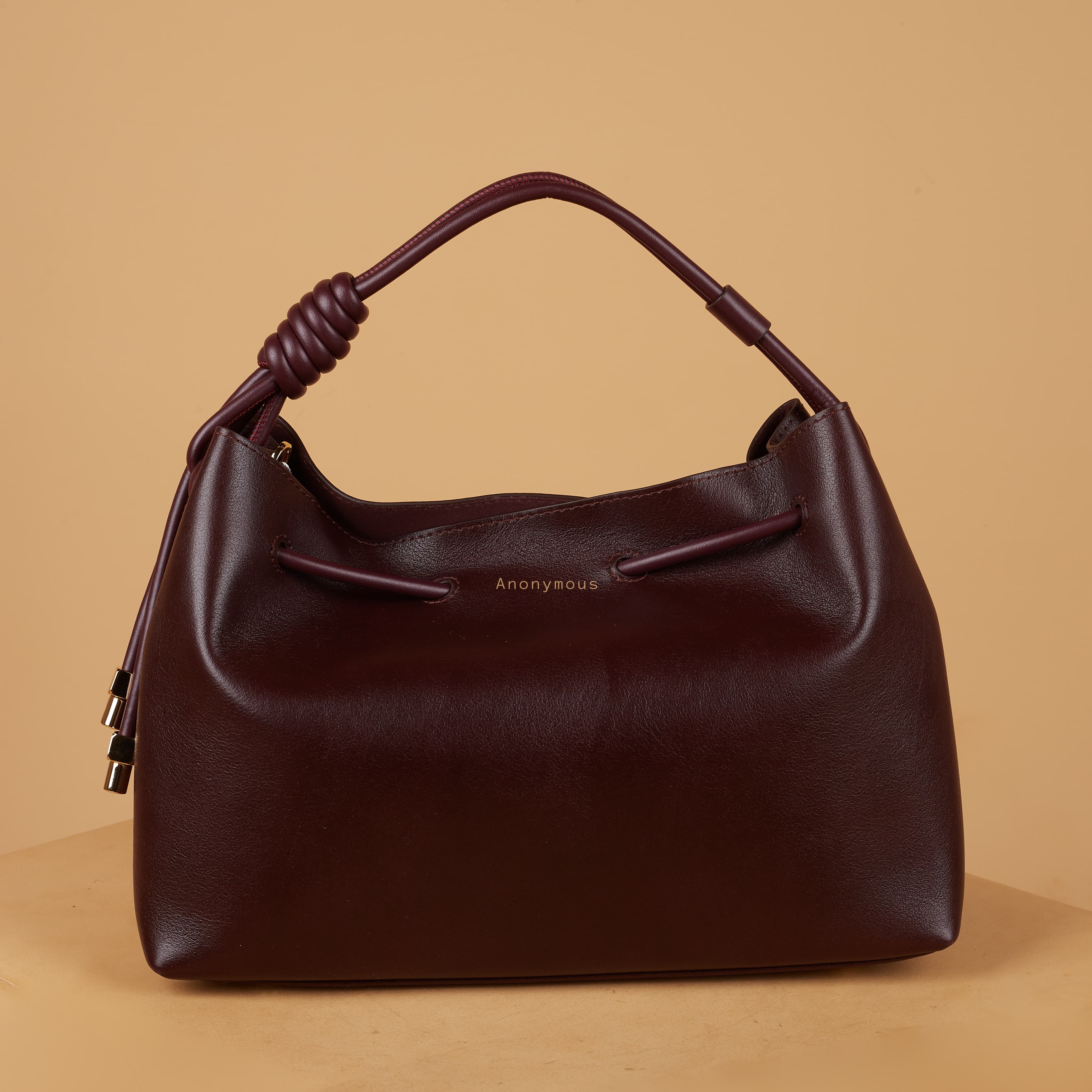Anonymous Melia Drawsting Bag Leather No Brand (Tas Kulit)