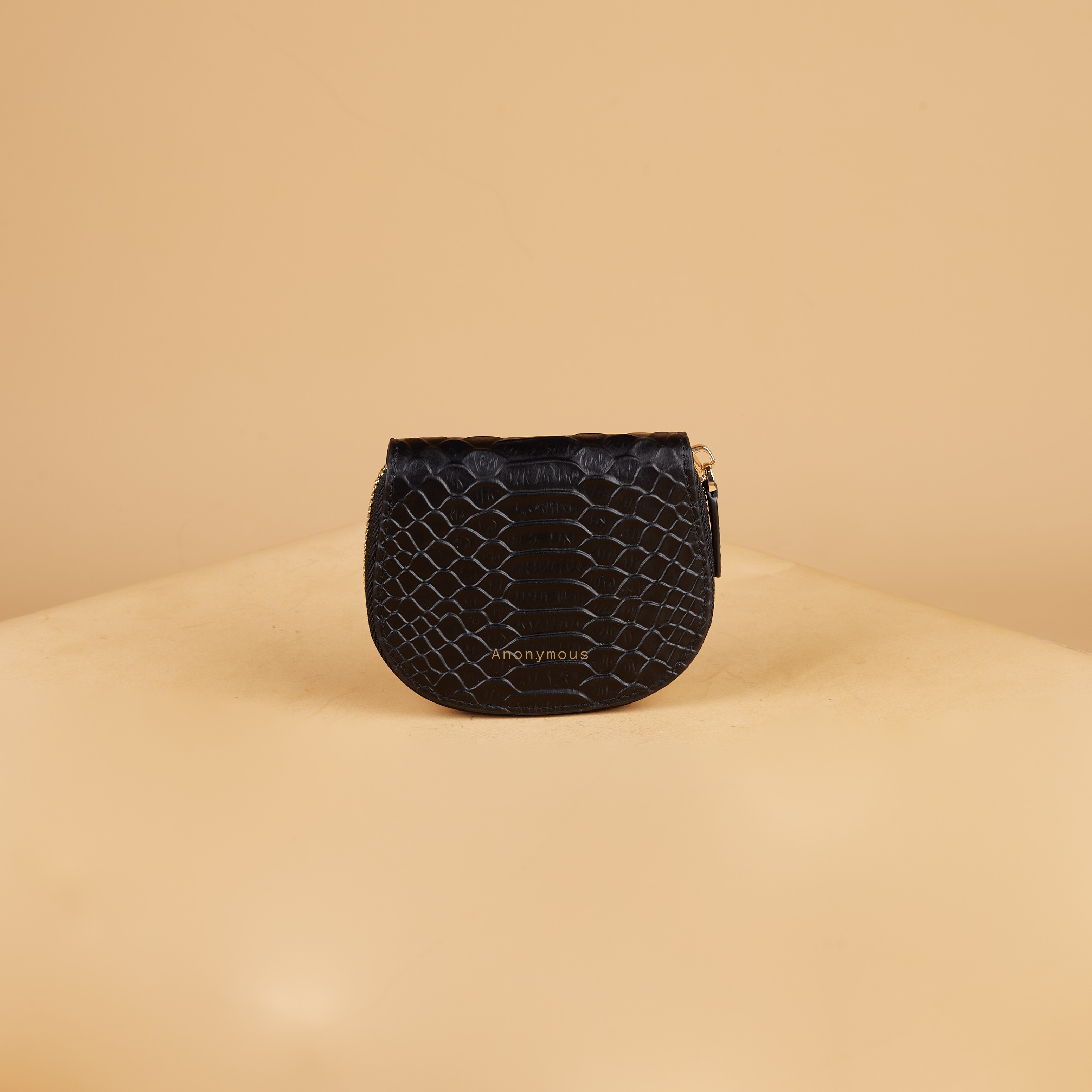 Anonymous Accordion Style Card Holder Python Embossed (Dompet Kulit)