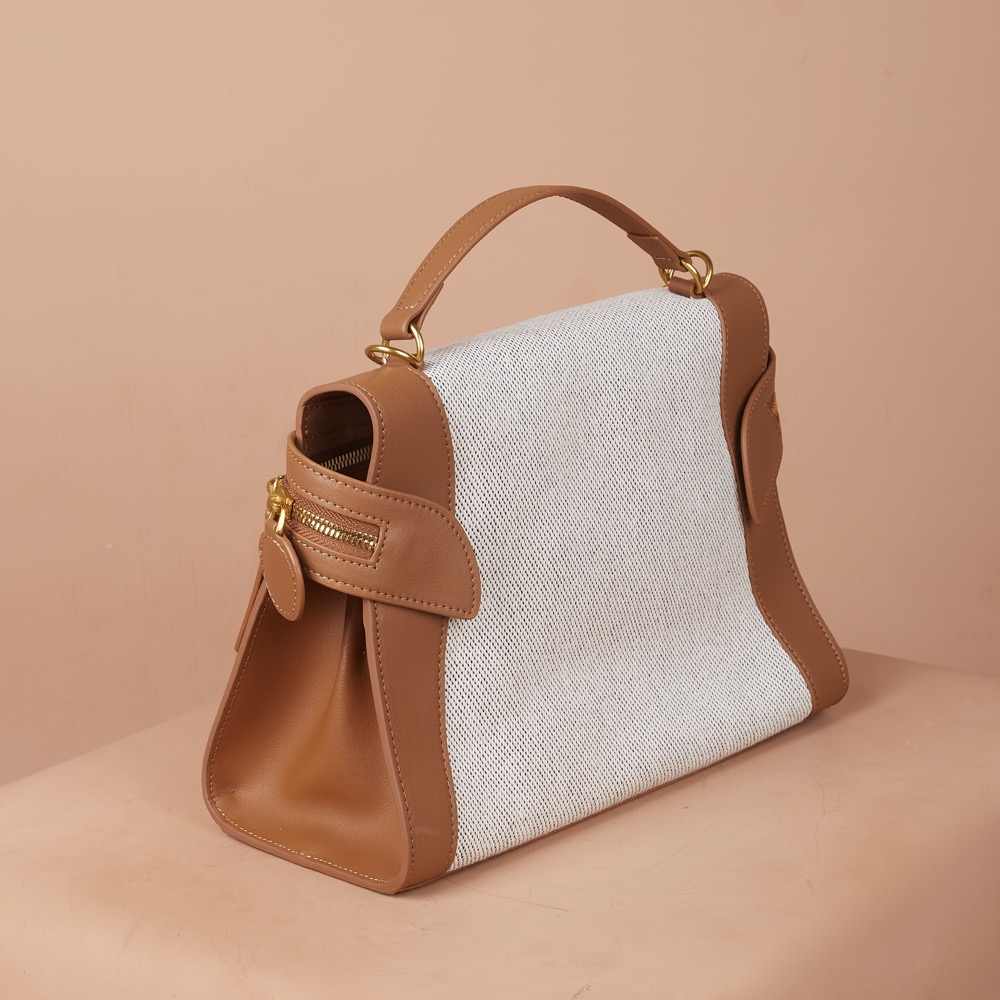 Anonymous Cilla Double Straps 28 Encru Swift Leather No Brand (Tas Kulit)