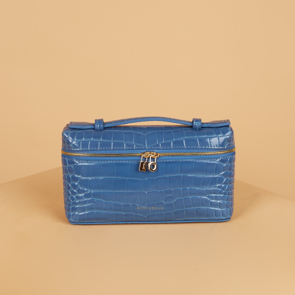 Anonymous Lola Bag L19 Croco Embosse Leather No Brand (Tas Kulit)