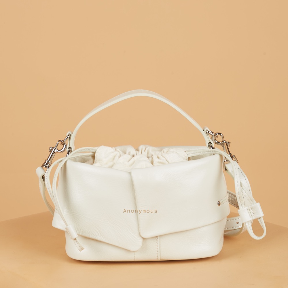 Anonymous Tata Dumpling Bag Leather Denim No Brand (Tas Kulit)