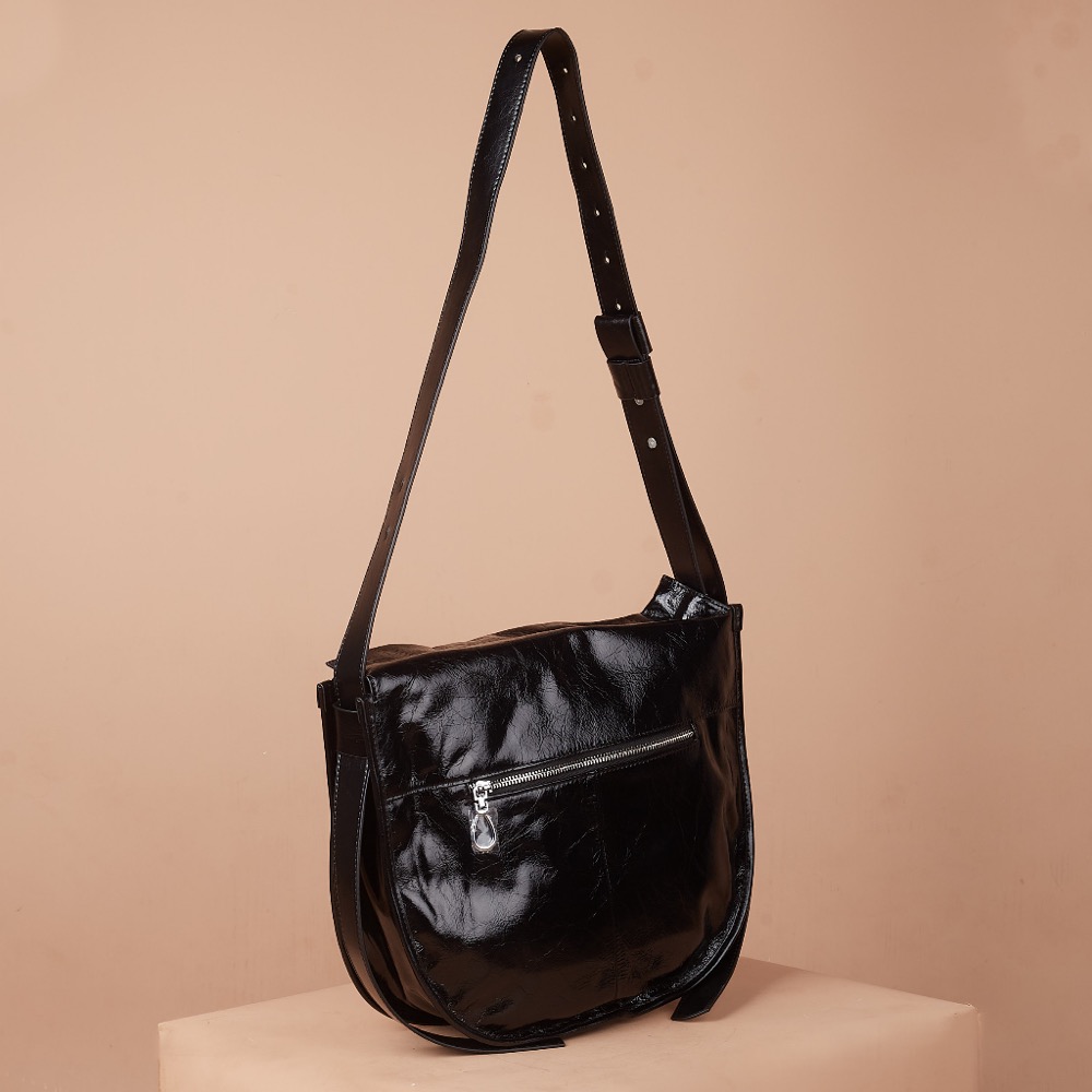Anonymous Juno 34 Shoulder Bag Shiny Calfskin No Brand (Tas Kulit)