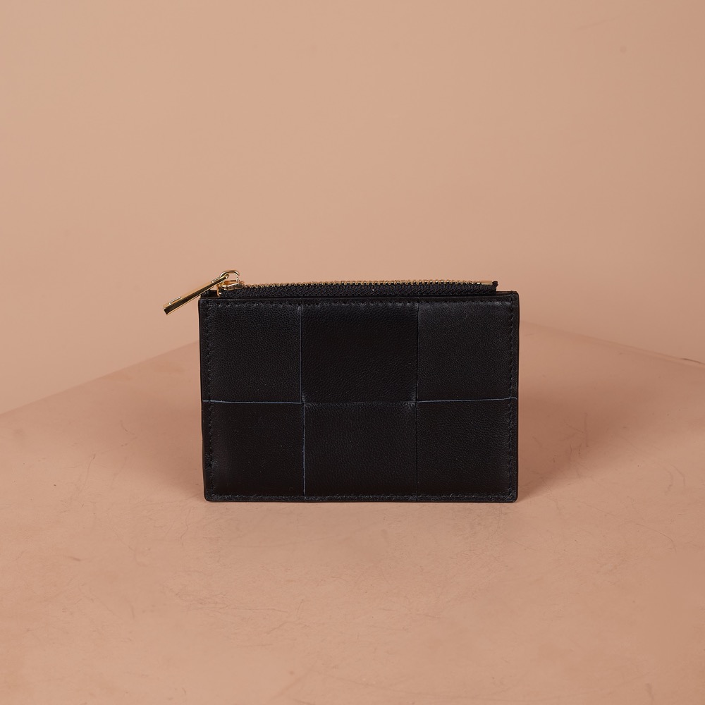 Anonymous Rossette Zipped Card Case Swift Leather No Brand (Dompet Kulit)