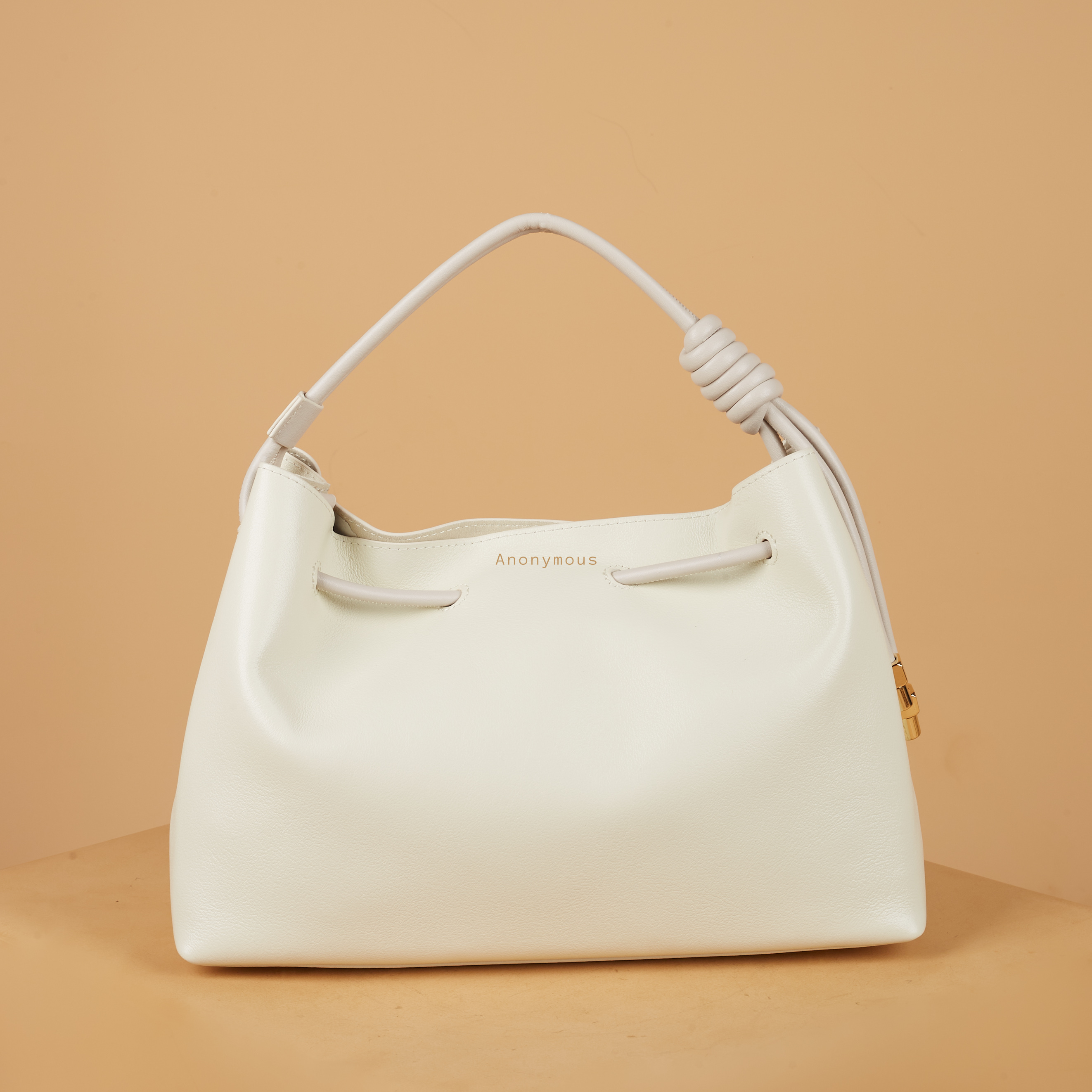 Anonymous Melia Drawsting Bag Leather No Brand (Tas Kulit)