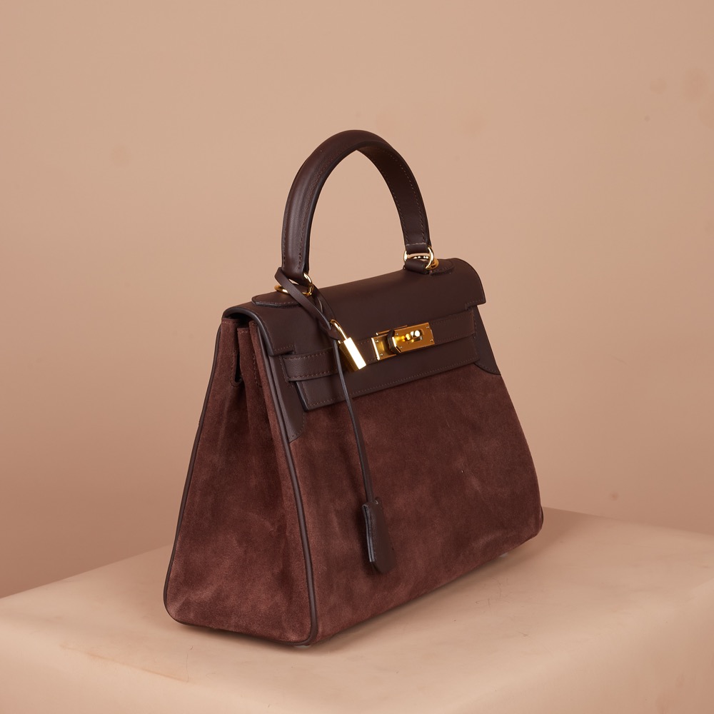 Anonymous Cara Bag K28 Swift Suede Leather GHW No Brand (Tas Kulit)