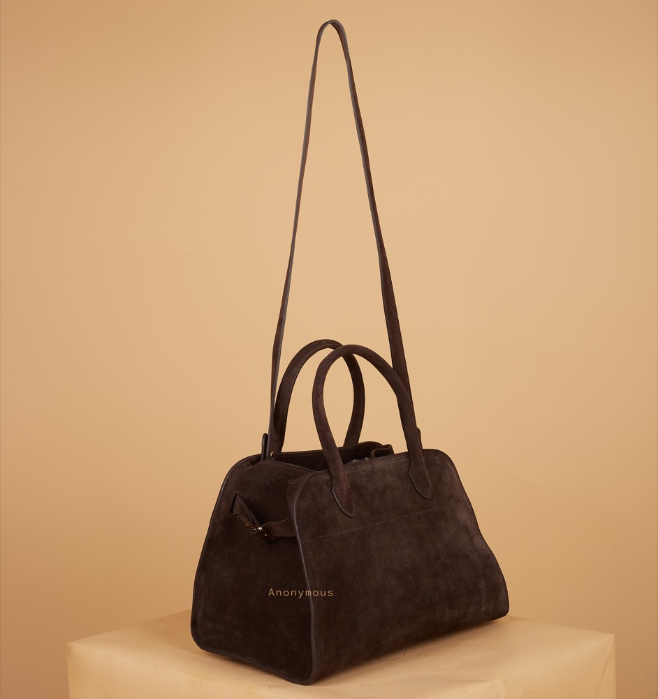 Anonymous Monthy Tote Bag 26 Suede Leather No Brand (Tas Kulit)