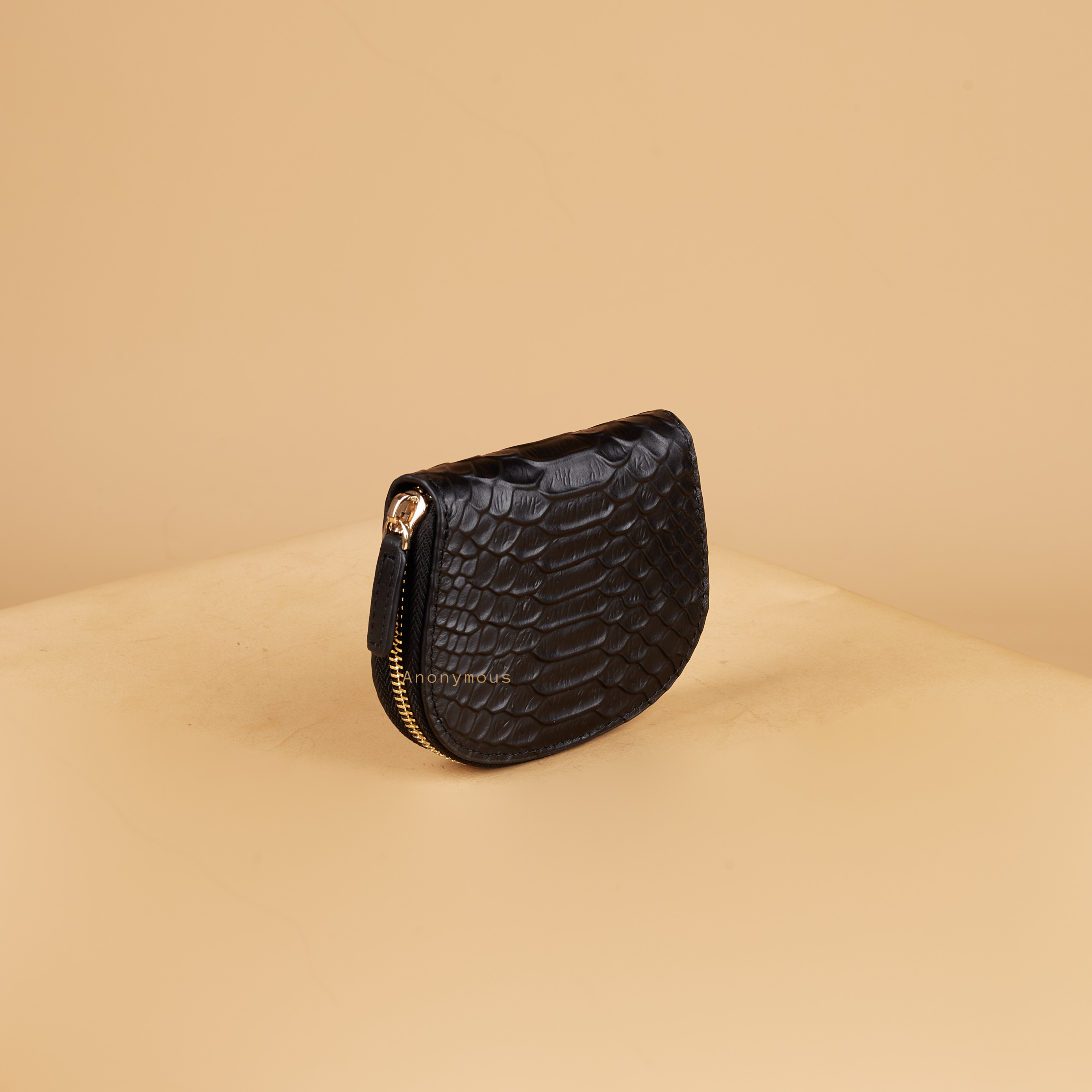 Anonymous Accordion Style Card Holder Python Embossed (Dompet Kulit)