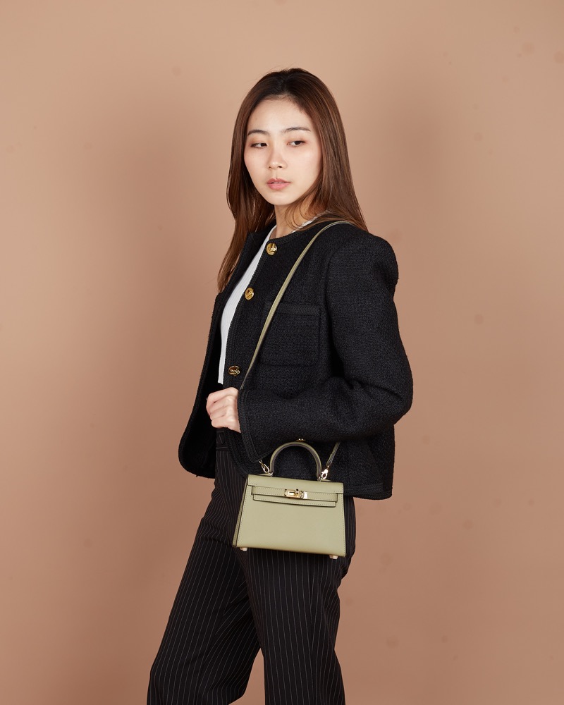 Cara Bag 20 Taiga Leather No Brand (Tas Kulit)