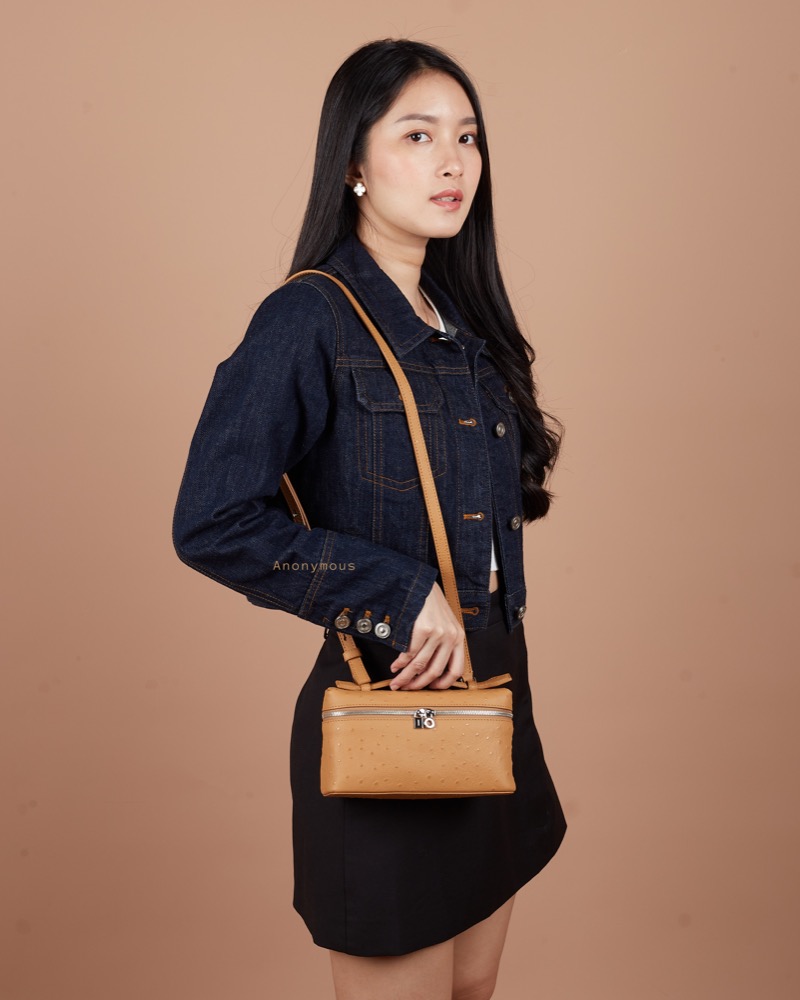 Anonymous Lola Bag L19 Ostrich No Brand (Tas Kulit)