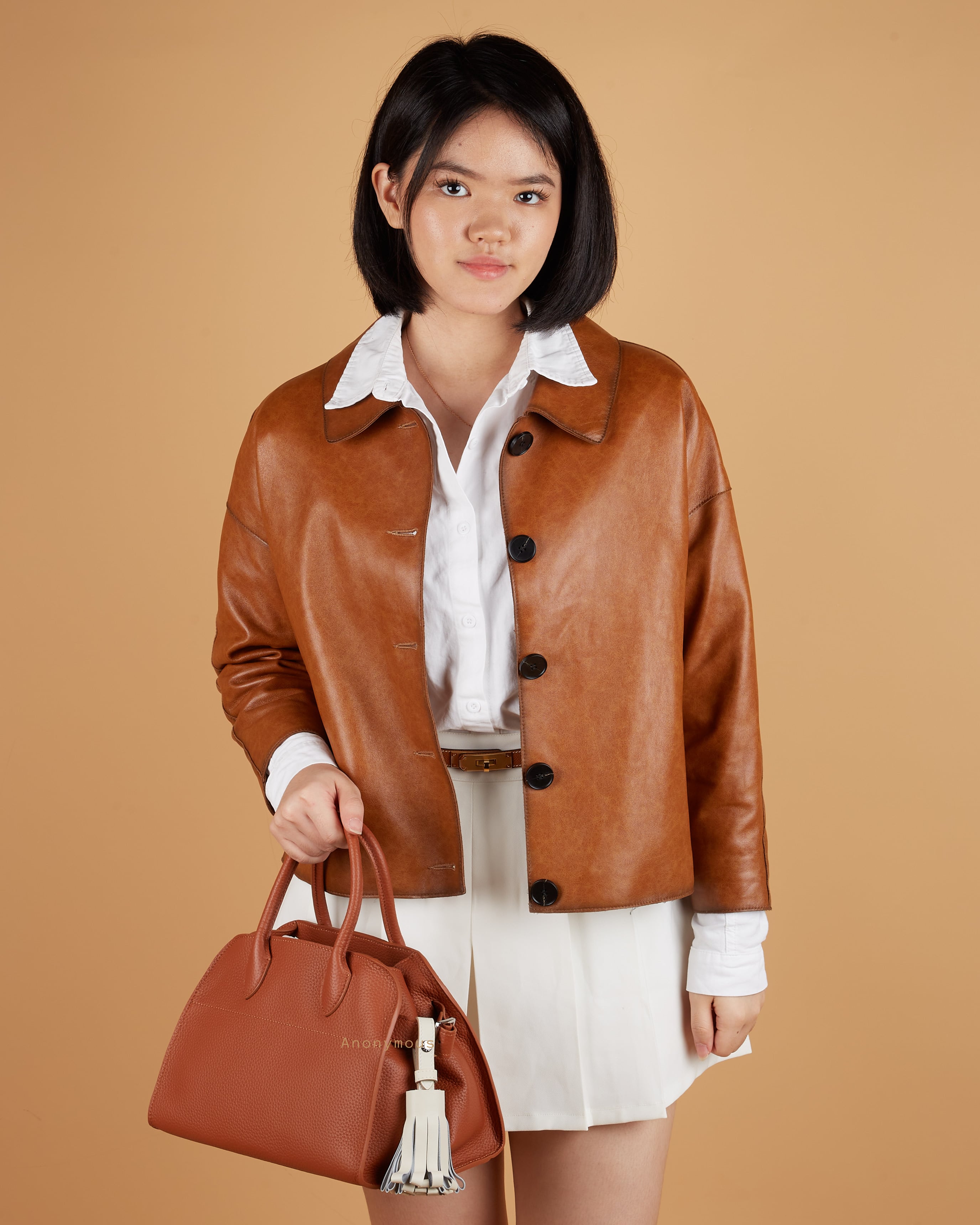 Anonymous Tassel Charm Leather No Brand (Gantungan Tas)